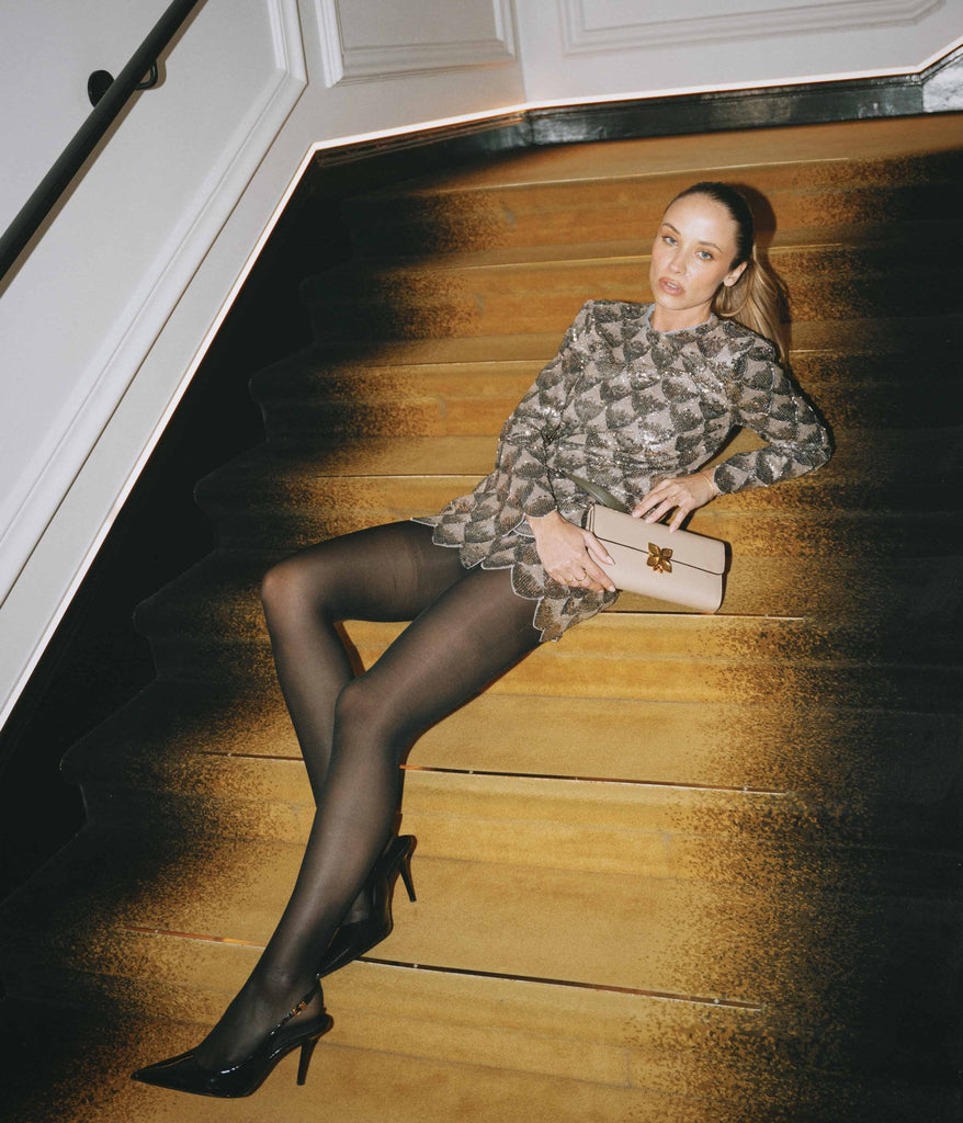 Hortensia Clutch | Sable - Fleuron Paris